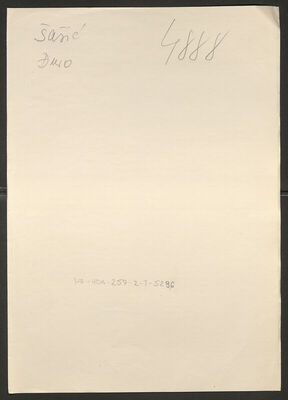 Šašić, Đuro, 18.4.1899. Policijski karton