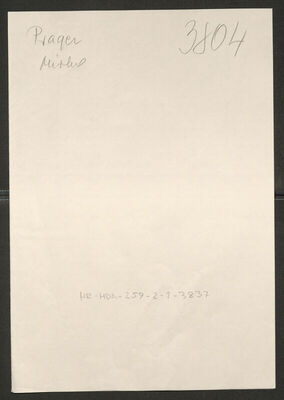 prager, Mirko, 1900. Policijski karton