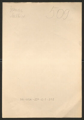 Bosnar, Melhior, 2.12.1907. Policijski karton