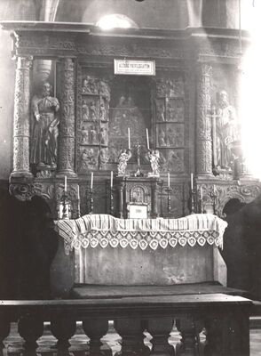 Remetinec - Crkva Blažene Djevice Marije, glavni oltar