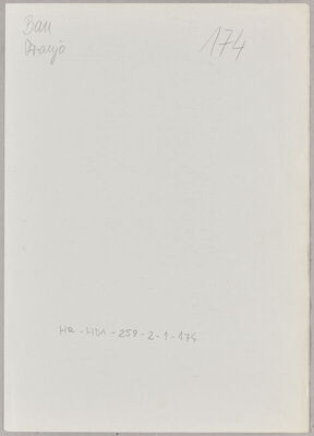 Ban, Franjo, 26.1.1905. Policijski karton