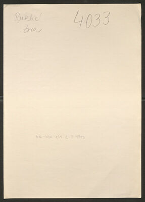 Ruklić, Zora, 17.3.1924. Policijski karton