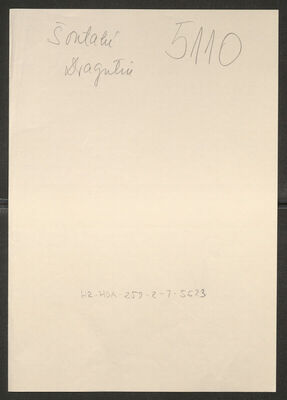 Šontaki, Dragutin, 1.2.1902. Policijski karton