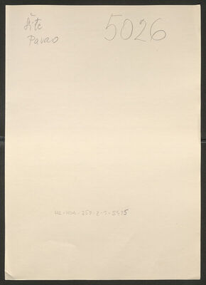 Šite, Pavao, 26.6.1922. Policijski karton