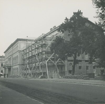 Varaždin - zgrada kazališta, popravci