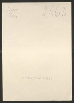 Laco, Ivan, 16.1.1887. Policijski karton