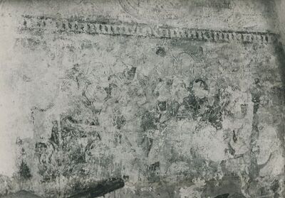 Lobor - Crkva Majke Božje Gorske, svetište, zidna slika
