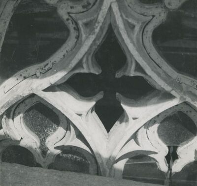 Lepoglava - Župna crkva, treći prozor svetišta s vanjske strane, detalj