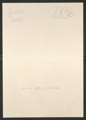 Ljubičić, Vasilije, 13.7.1913. Policijski karton