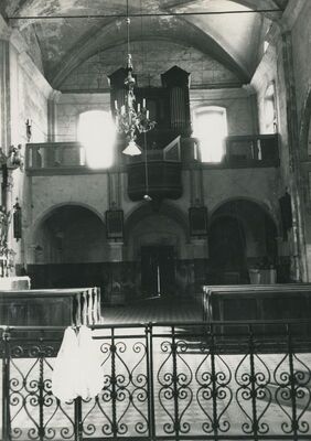 Krapina - Samostan franjevaca Provincije sv. Ćirila i Metoda i crkva sv. Katarine, unutrašnjost, pjevalište