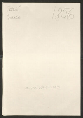 Ivanić, Branko, 1876. Policijski karton