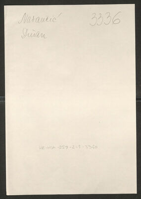 Narančić, Dušan, 23.2.1892. Policijski karton