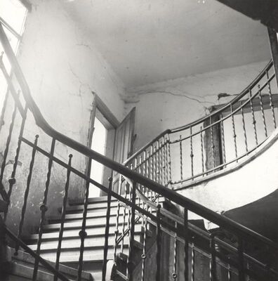 Dugo Selo - Dvorac Drašković, stubište s ogradom