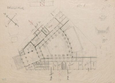 Palača burze, studija tlocrta/varijanta br 6
