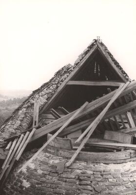 Pogančec - Crkva sv. Majke Božje Lauretanske, oštećenje krovišta