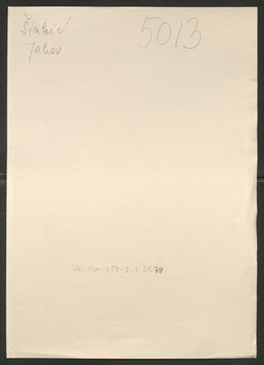 Šinkić, Jakov, 17.5.1917. Policijski karton