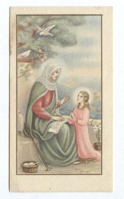 Sveta Ana podučava Bogorodicu