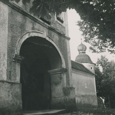 Trški Vrh (Krapina) - Crkva Majke Božje Jeruzalemske, vanjština, detalj