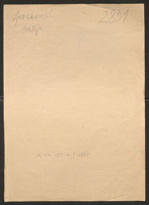 Ljevaković, Matija, 13.2.1919. Policijski karton