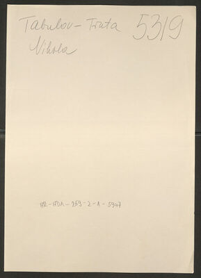 Tabulov-Truta, Nikola, 10.11.1910. Policijski karton