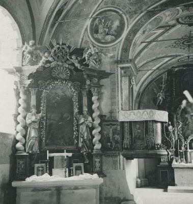 Klenovnik - župna crkva Presvetog Trojstva, oltar sv. Franje Ksaverskog