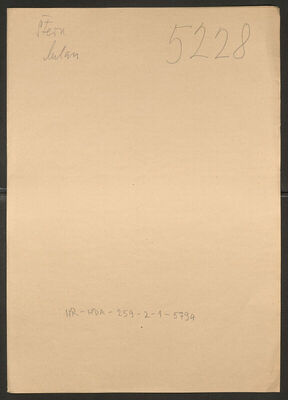 Štern, Milan, 4.7.1910. Policijski karton