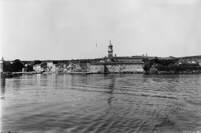 Krk - Panorama s mora