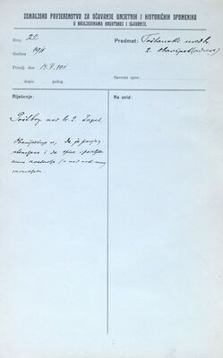 Poštanski ured br. 2 obavijest (adresa)