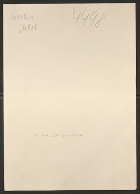 Sorokin, Jakob, 27.11.1892. Policijski karton