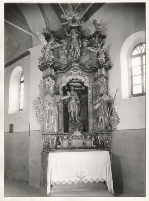 Poljanica Bistrička (Marija Bistrica) - Kapela Blažene Djevice Marije, unutrašnjost, detalj, oltar