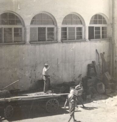 Jastrebarsko - Dvorac Erdődy, detalj dvorišnog pročelja