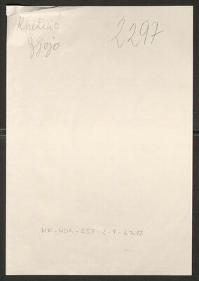 Knežević, Gjojo, 7.7.1894. Policijski karton