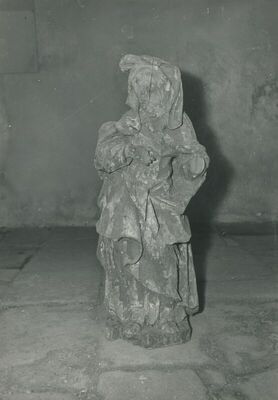 Trški Vrh (Krapina) - Crkva Majke Božje Jeruzalemske, detalj, kip