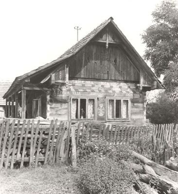 Jerebić - Drvena kuća, ulično pročelje