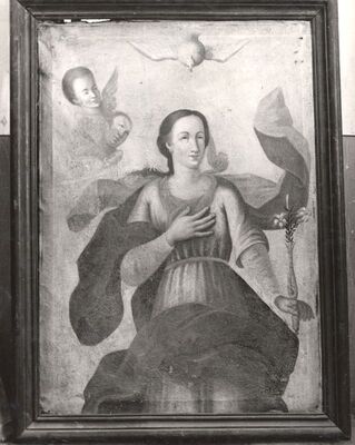 Kloštar Ivanić - Kompleks Franjevačkog samostana i crkve sv. Ivana Krstitelja, slika "Blažena Djevica Marija"