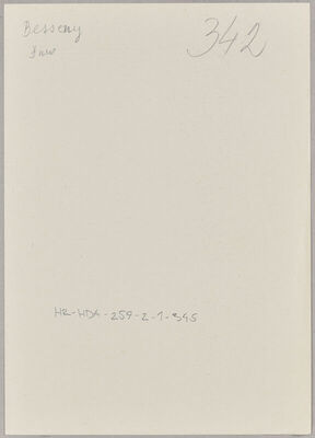 Besseny, Đuro, 28.3.1907. Policijski karton