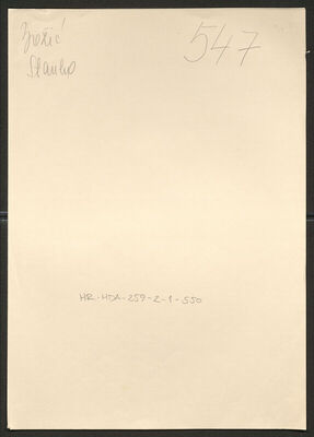 Božić, Stanko, 1.12.1918. Policijski karton