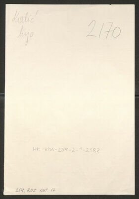 Katić, Mijo, 5.5.1896. Policijski karton