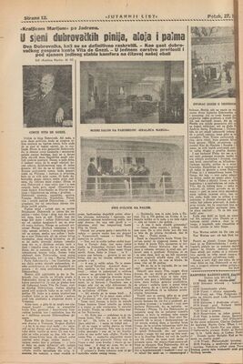 U sjeni dubrovačkih pinija, aloja i palma