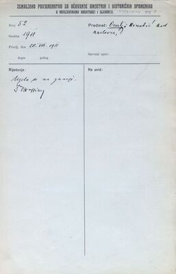 Ozalj i Hrnetić kod Karlovca, izvještaj Levina Horvatha o starim spomenicima