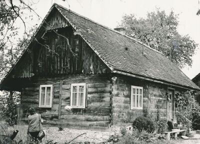 Grdun (Ozalj) - Tradicijska kuća, zabatno i ulazno pročelje