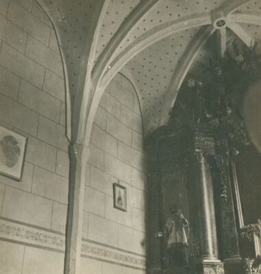 Vrhovčak - Kapela sv. Vida, detalj svetišta