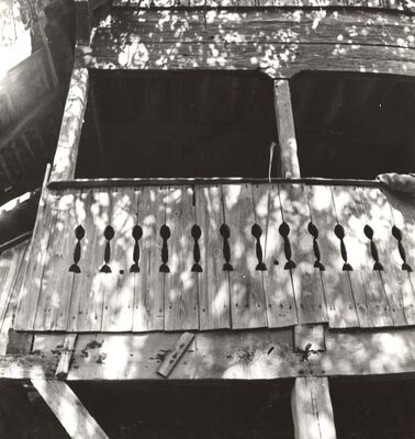 Mraclin - Tradicijska kuća, detalj ograde