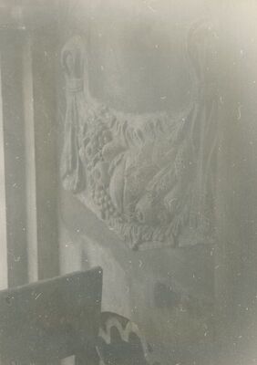 Lepoglava - Župna crkva, odljev girlande