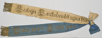 Zastavna vrpca sa zastave Vatrogasnog društva - Donji grad