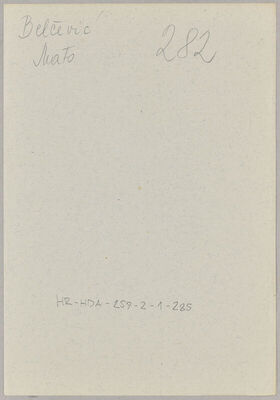 Belčević, Mato, 8.12.1904. Policijski karton