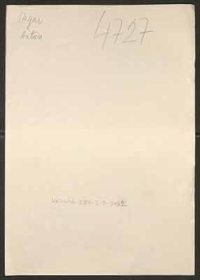 Strgar, Antun, 5.5.1897. Policijski karton