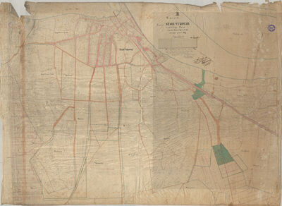 III NACERT TERGOVIŠTA STARI VUKOVAR ZA RAZDIELENJE PAŠA U SMISLU NAPUTKA OD 16/8 1876 SASTAVLJEN GODINE 1877