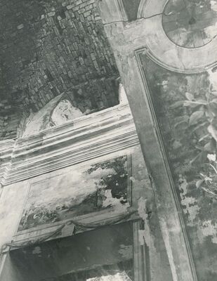 Bisag - dvor, zidna slika