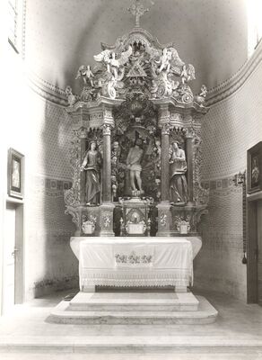 Novo Čiče - Župna crkva sv. Ivana Krstitelja, glavni oltar